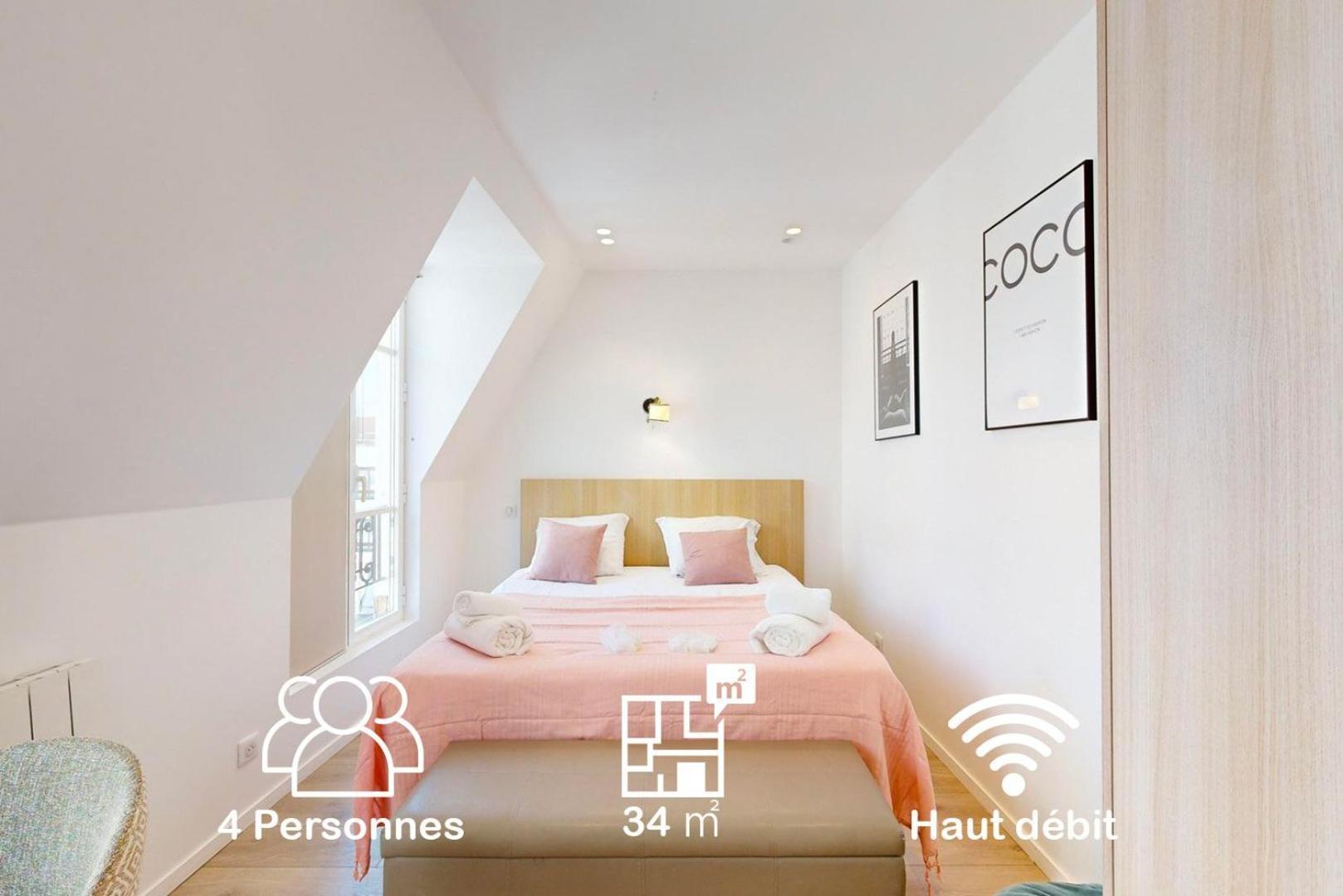 162 Suite Benjamin Luxury 1 BDR APT New Paris Bagian luar foto